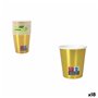 Set de Verres Algon Doré 200 ml 10 Pièces (18 Unités)