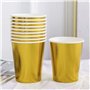 Set de Verres Algon Doré 200 ml 10 Pièces (18 Unités)