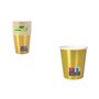 Set de Verres Algon Doré 200 ml 10 Pièces (18 Unités)
