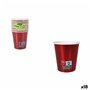 Set de Verres Algon Rouge 200 ml 10 Pièces (18 Unités)