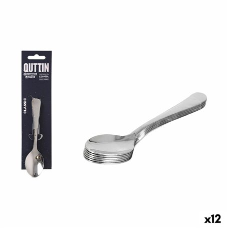 Cuillère à dessert Quttin Classic 6 Pièces (12 Unités)