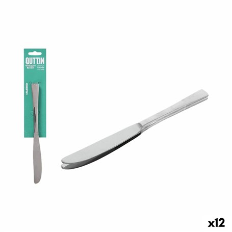 Ensemble de Couteaux Quttin Madrid Acier inoxydable 22 x 1,7 cm 2 Pièces (12 Unités)
