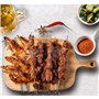 Ensemble de brochettes pour barbecue Algon Métal 27 cm 6 Pièces (24 Unités)