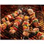 Ensemble de brochettes pour barbecue Algon Métal 27 cm 6 Pièces (24 Unités)