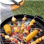 Ensemble de brochettes pour barbecue Algon Métal 27 cm 6 Pièces (24 Unités)