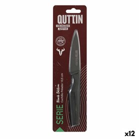 Eplucheur Quttin Black Acier inoxydable 9 cm (12 Unités)
