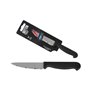 Eplucheur Quttin Laser Noir Argenté Acier inoxydable 8,5 cm (36 Unités)