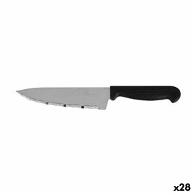 Couteau de cuisine Quttin Laser Noir Argenté 28 x 6 x 1,3 cm (28 Unités)
