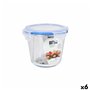Boîte à lunch hermétique Quttin Transparent 700 ml (6 Unités)