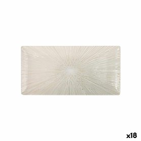 Plat à Gratin La Mediterránea Anya Rectangulaire 30 x 15 x 2 cm (18 Unités)