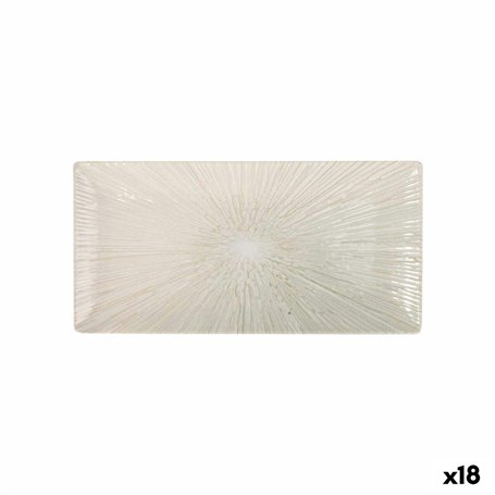 Plat à Gratin La Mediterránea Anya Rectangulaire 30 x 15 x 2 cm (18 Unités)