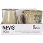 Tasse de café et de thé La Mediterránea Nevis 90 ml (36 Unités)