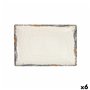 Plat à Gratin La Mediterránea Albus Rectangulaire 30 x 20 x 2,5 cm (6 Unités)