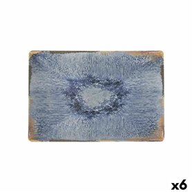 Plat à Gratin La Mediterránea Aelia Rectangulaire 30 x 20 x 2,5 cm (6 Unités)
