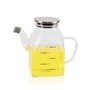 Huilier La Mediterránea Transparent Argenté Métal Verre Borosilicaté 0,5 L (12 Unités)