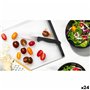 Jeu de couteaux d'éplucheur Cuyfor Noir Argenté Acier inoxydable 7,5 cm 6 Pièces (24 Unités)