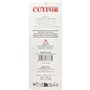 Ensemble de couteaux à viande Cuyfor Noir Argenté 12 cm 6 Pièces (24 Unités)