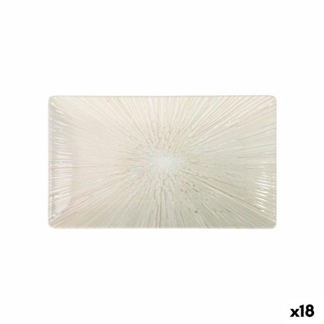 Plat à Gratin La Mediterránea Anya Rectangulaire 25,3 x 15 x 2 cm (18 Unités)
