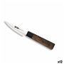 Couteau de cuisine Quttin PETTY Takamura Marron Argenté 9 cm (12 Unités)