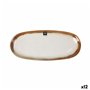 Plat à Gratin La Mediterránea Fustam Oblongue 33,8 x 15,2 x 2,6 cm (12 Unités)