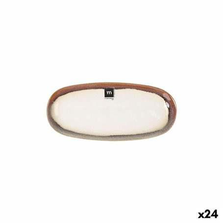 Plat à Gratin La Mediterránea Fustam Oblongue 25,8 x 12 x 2,2 cm (24 Unités)