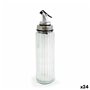 Huilier Quttin OTTICO Transparent Argenté verre 0,5 L 6 x 6 x 30,5 cm (24 Unités)