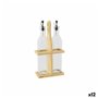 Set de pansement Quttin Marron Transparent verre Bambou 0,5 L 2 Pièces (12 Unités)