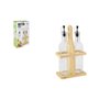 Set de pansement Quttin Marron Transparent verre Bambou 250 ml 2 Pièces (12 Unités)