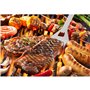Spatule Barbecue Algon Acier (12 Unités)