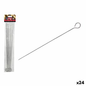 Ensemble de brochettes pour barbecue Algon Métal 35 cm 12 Pièces (24 Unités)
