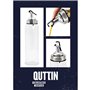 Huilier Quttin Transparent Argenté verre 0,5 L 6 x 6 x 26 cm (12 Unités)