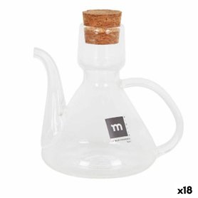 Huilier La Mediterránea Bell Transparent Silicone Verre Borosilicaté 125 ml (18 Unités)