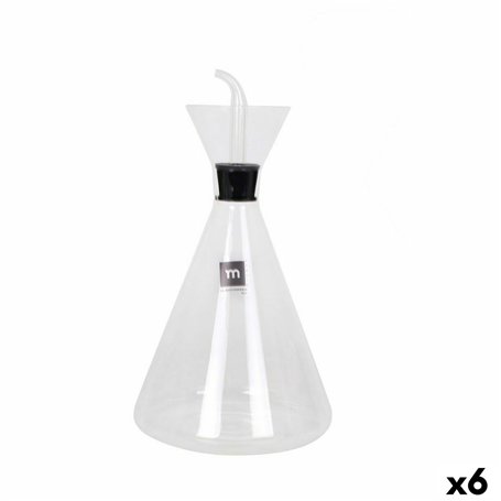 Huilier La Mediterránea Iraia Transparent Verre Borosilicaté 1 L (6 Unités)