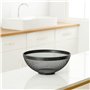 Coupe à fruits Confortime Noir Métal 26 x 12,5 cm (12 Unités)