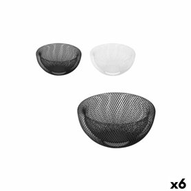 Coupe à fruits Confortime Métal 25 x 25 x 11 cm (6 Unités)