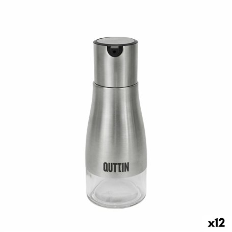 Huilier Quttin Transparent Argenté Acier inoxydable 0,32 L (12 Unités)