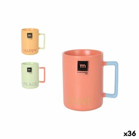 Tasse La Mediterránea Love&peace 340 ml (36 Unités)