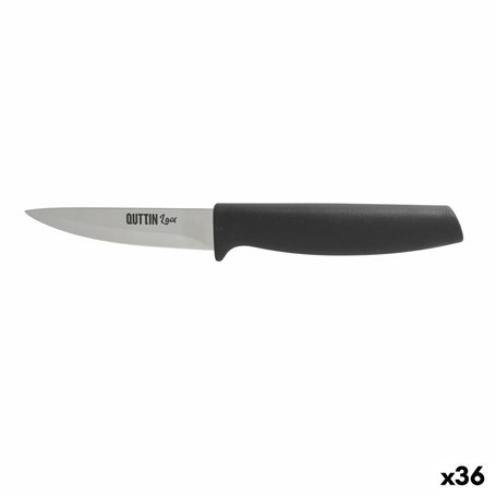 Eplucheur Quttin Laos Noir Argenté Acier inoxydable 8,5 cm (36 Unités)