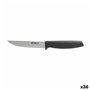 Couteau de cuisine Quttin Laos Noir Argenté 11 cm 20 x 2 x 2 cm Polyvalents (36 Unités)