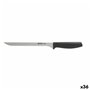Couteau à jambon Quttin Laos 22 cm Noir Argenté (36 Unités)