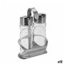 Set de pansement Transparent Argenté 12 x 8 x 19 cm (12 Unités)