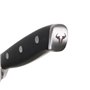Eplucheur Quttin Bull Noir Argenté Acier inoxydable 9 cm (4 Unités)