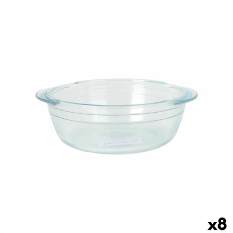 Plat à Gratin Quttin verre 1 L 20 cm (8 Unités)