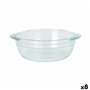 Plat à Gratin Quttin verre 2,3 L 26 cm (8 Unités)