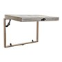 Boîte Décorative DKD Home Decor Noir Doré Bois MDF Palmiers Tropical Compteur (2 Unités)