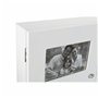 Boîte Décorative DKD Home Decor Blanc Verre Bois MDF Romantique Cadre Photos Compteur