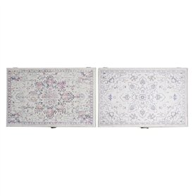 Boîte Décorative DKD Home Decor Multicouleur Bois MDF Ethnique Arabe Compteur (2 Unités)