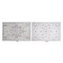 Boîte Décorative DKD Home Decor Multicouleur Bois MDF Ethnique Arabe Compteur (2 Unités)