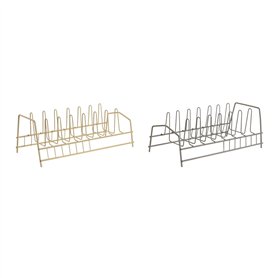 Égouttoir pour Évier Home ESPRIT Beige Gris 35 x 18 x 10 cm (2 Unités)