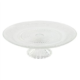 Assiette plate Home ESPRIT Transparent Verre 29 x 29 x 9,2 cm